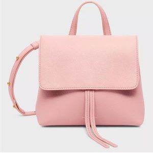 Mansur Gavriel Convertible Leather Mini Soft Lady Bag Dahlia Pink NWT